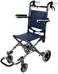 Vissco Transit Wheelchair – Lightweight, Foldable & Portable Wheel Chair for Travel, Seniors & Patients | Compact Design with Safety Belt & Durable Frame | Easy to Store & Carry – 9.90 Kg