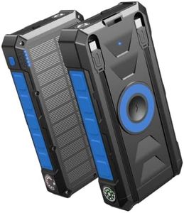 SOARAISE 50000mAh 22.5W Solar Charger Wireless Portable Solar Power Bank
