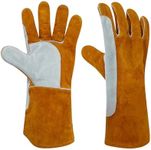 14" Leather Welding Gloves, Fire an