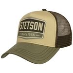 Stetson Highway Trucker Cap Women/Men,Baseball Cap with Cotton,One Size (Approx. 55-61 cm),Adjustable Baseball Cap with Mesh Insert,Summer,Winter Peaked Cap Olive One Size, olive, One Size Fits All