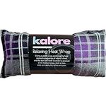 Wheat Bags Microwavable Neck and Shoulder Wrap - Scented Lavender Heat Bags Microwavable for Body Relaxation - Tartan Cotton Fabric & UK Wheat Heat Bags Microwavable Compress by Kalore - Purple