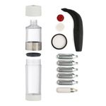 Perlini Cocktail Carbonating System, Home Mixology Kit, for carbonating cocktails or any beverage
