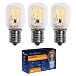 Ultra Durable 8206232A Microwave Light Bulb Replacement Part by Blue Stars - Exact Fit for Whirlpool Maytag Microwaves - Replaces 8206232A 1890433 8206232 AP4512653 - PACK OF 3