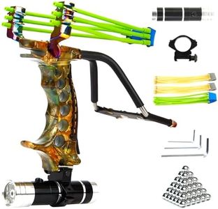 LOLBUY Stainless Hunting Slingshot High Velocity Catapult Slingshots Most Powerful Professional Outdoor Slingshots