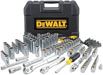 DEWALT Mechanics Tool Set, 1/4", 3/8", 1/2" Drive Tools, Sockets and Ratchets, 200 Piece (DWMT45007)