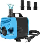 AquaMiracle 1000GPH Aquarium Water Pumps (3800L/H, 55W) Fountain Pump Pond Pump Submersible Water Pump with Flow Control for Fish Tank, Fountain, Waterfall, Filtration, Water feature, Hydroponics