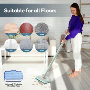 Newbealer Steam Mop and Handheld Cleaner – Multi-Purpose Floor Steamer
