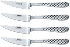 Global GTF-4001-4 Piece 4pc Steak Knife Set, 4 Pack, Stainless Steel