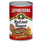 La Preferida Refried Beans With Jalapenos