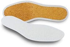 Pedag 106 Deo-Fresh Washable Insoles with Natural, Durable Cotton Terry and Sisal Fibers, Pale Blue, Men's 11