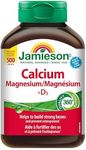 Jamieson Calcium Magnesium with Vitamin D3, 500 Caplets