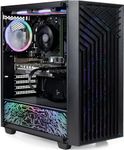 XUM Spartan Gaming PC: AMD Ryzen 5 5500, GTX 1050 Ti 4GB, 16GB DDR4 RAM, 512GB NVME SSD, 1TB HDD, 500W PSU, aRGB, WiFi, Windows 11