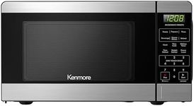 Kenmore KMCMWP09S2-09 Countertop Microwave 6 Auto-Preset Menus, Child Lock, Defrost & Express Cooking Features, 900 Watt, 0.9 Cu Ft, Stainless Steel