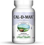 Maxi Health Cal-D-Max - Calcium Citrate - with Vitamin D3 - Bone Support - 120 Capsules - Kosher