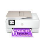 HP ENVY Inspire 7920e All-in-One Wireless Colour Printer with 3 months of Instant Ink Included with HP+, 35-page Automatic Document Feeder, White