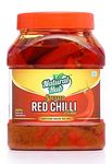 Natural Hub Mothermade Stuffed Red Chilli Pickle, Lal Mirch ka Achaar (Red Chilli Pickle, 1 Kg with Good Packing)