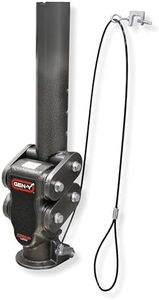 GEN-Y Hitch 4" Round Gooseneck Coupler Hitch, 2.5" Offset, Silver