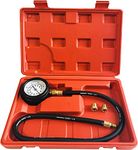 uptodateproducts Oil Pressure Tester Kit Professional Oil Pressure Gauge Tool for Engine Diagnostic Test with Hose Adapters and Carry Case for Cars ATVs Trucks Use 0-100psi