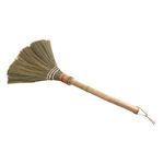 Hand Broom Sweeping Cleaning Brush: Natural Whisk Sweeping Broom Vietnam Handheld Broom Soft Bristles Dusting Brush for Car Bed Draft Garden Furniture Clothes Dusting