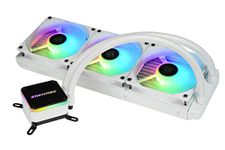 Enermax Liqmax III 360 White A-RGB AIO CPU Liquid Cooler - 360mm Radiator, 120mm ARGB PWM Fan, for Intel LGA1700/AMD AM5, 5 Year Warranty