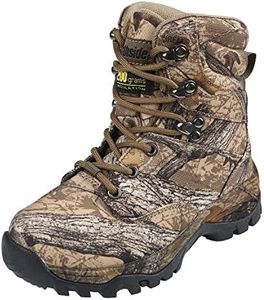 Northside Boy's CROSSITE 200 Mountaineering Boot, Tan Camo, 4 Big Kid