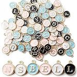 NSBELL 104PCS Letter Charms for Jew