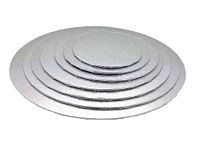 LARRYROO Round Quality Turned Edge 2mm Thick Cake Boards Decoration Support Cards (1, 10 Inch)