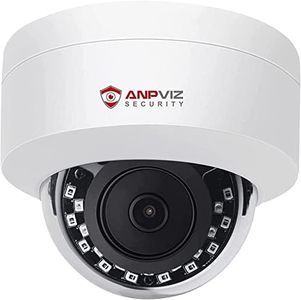 Anpviz 4MP Telecamera Videosorveglianza PoE IP, Rilevamento del Movimento, Dome Videocamera Sorveglianza di Sicurezza, Audio, Visione Notturna IR 30M, Accesso Remoto, Nessuna Istantanea(Serie U)