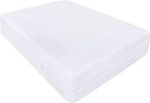 Utopia Bedding Waterproof Mattress Encasement - Double Bed 135 x 190 x 30 cm, Premium Zippered Mattress Protector, Bed Bug and Dust Mite Proof Mattress Cover - White