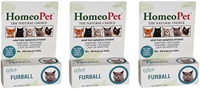 HomeoPet Feline Furball Relief, 15 ML Per Bottle (3 Pack - 15 mL)