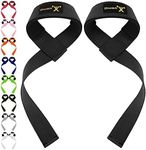 ihuan Wrist Straps for Weight Lifting - Deadlift Straps for Weightlifting | Gym Wrist Wraps with Extra Hand Grips Support for Strength Training | Bodybuilding | Deadlifting