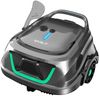 WYBOT (2025 Upgrade) A1 Poolroboter, Laufzeit bis zu 120 Minuten, Pool Roboter Kabellos mit Doppelfilter und Poolroboter Akku, Poolroboter für Aufstellpool bis zu 100㎡(Hellgrau Grün)