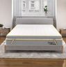 SleepSmith Flip Memory Foam and Graphite Infused Cloud Foam 2-in-1 Reversible Soft & Hard Side Mattress Topper/Gadda with Pillow Combo Set, 5 Year Warranty (King, 78" x 70" x 2")