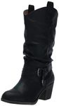 Rocket Dog Women's Sidestepls-001 Ankle Boot, Black, 11