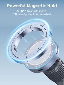 UGREEN MagFlow 25W Wireless Car Charger – Fast Magnetic Charging Mount