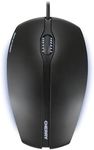 Cherry GENTIX Corded Optical Illuminated Mouse - Corded - Illuminated - Symmetrical Design – Black (JM-0300)