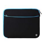 VanGoddy Black Blue Protective Neoprene Sleeve Suitable for Lenovo IdeaPad Miix/Yoga Series / S21e / 11"-12inch Laptops