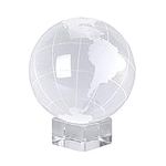OwnMy World Globe Crystal Ball Glas