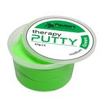 Playlearn Therapy Putty Medium Resistance Squeezable Non-Toxic, Hand Exercise, Colour Coded Green for Adults & Children 57g (2oz) Tubs