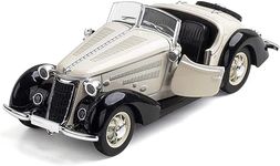 ZIGOST Alloy Die-Cast Metal Vintage Car Model Retro Car Toy Classic Car Figurine Collectible for Kids Adults Gift 1:36 Diecast Cadillac Vintage Car|Multicolor (DC Vintage Metal 1:32)