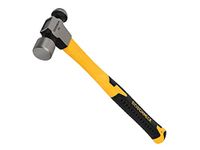 Roughneck Ball Pein Hammer Fibreglass Shaft 680g (24oz) Black and Yellow