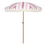 Flamingueo Beach Umbrella - Large Garden Parasol, UPF 50+ Umbrella, Outdoor Umbrella, Wateproof Parasol, Portable Beach Umbrella (210 x 170 cm)