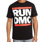 Bravado Mens Run Dmc Logo, Black, X-Large