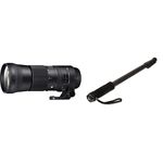 Sigma 745306 150-600mm F/5-6.3 DG HSM Contemporary Zoom Lens for Nikon & Amazon Basics 67-Inch Monopod