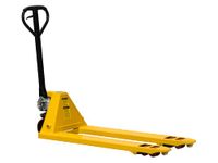 Hand Pallet Truck, Manual Pump & Push Trolley Jack, Euro & UK Pallets, 2500kg Capacity (Polyurethane (PU))