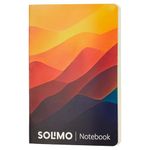 Amazon Brand - Solimo A5 Dot Grid Journal | 100 GSM | Flat Lay Binding | Rounded Corners | Suitable for Sketching or Doodling, To-do lists & more (160 Pages)