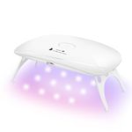 Lotifie UV Light for Gel Nails, Middle Size Nail Cure Light, LED Nail Lamp, USB Nail Dryer for Fast Curing Gel Nail Polish Epoxy Resin Polygel