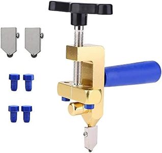 Manual Tile Cutter, 2 in 1 Glass Tile Cutter, Manual Breaking Pliers with 3-15 mm Tungsten Steel Blades, Tile Cutter Hand Tool for Home DIY Cutting Glass, Mirror, Glazed Tiles