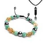 Hion Triple Protection Bracelet- For Maximum Lucky Money Wealth，Energy Bracelet Hematite Bracelet Set for Men Women