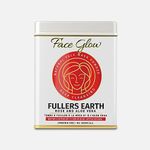 Face Glow- Fuller’s Earth w/ Rose & Aloe Vera- 12 Individual Sachets of Multani Mitti (10 gm each)- Reusable Brush & Tray Included- Timeless Radiance- Face Mask for Healthy Looking Skin- Chemical Free, Cruelty-Free by Pride of India